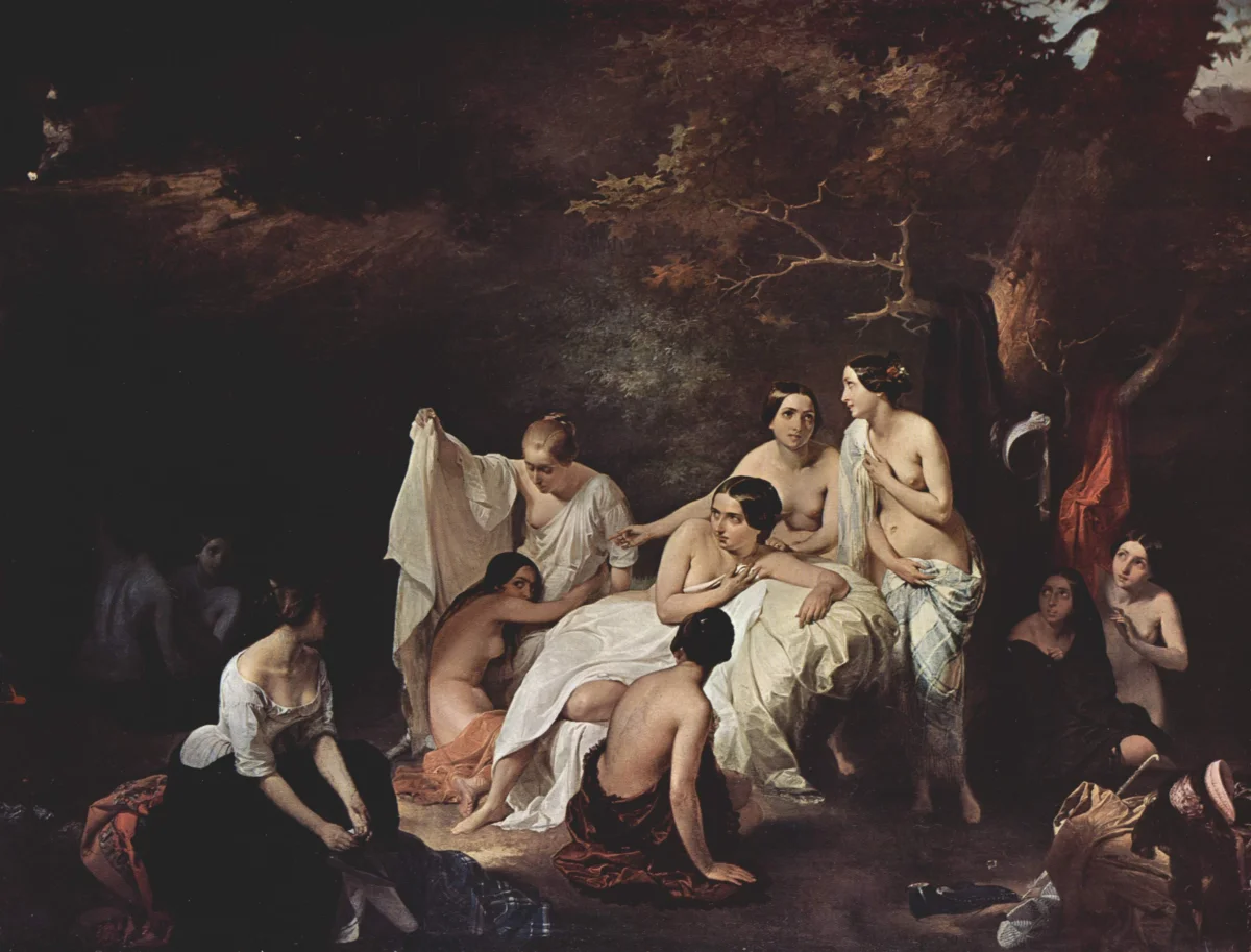 Bad der Nymphen by Francesco Paolo Hayez