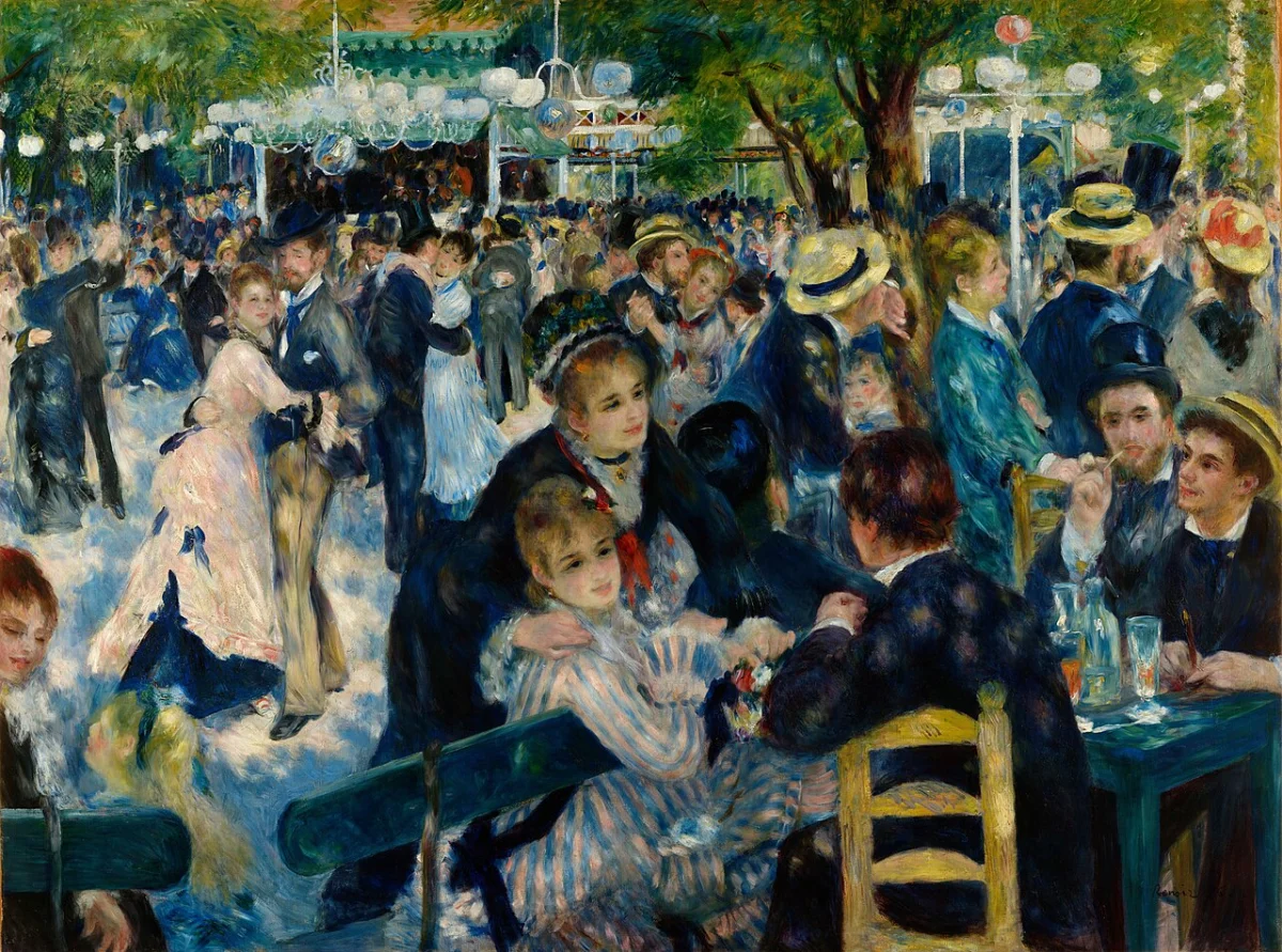 Bal du moulin de la Galette by Pierre Auguste Renoir