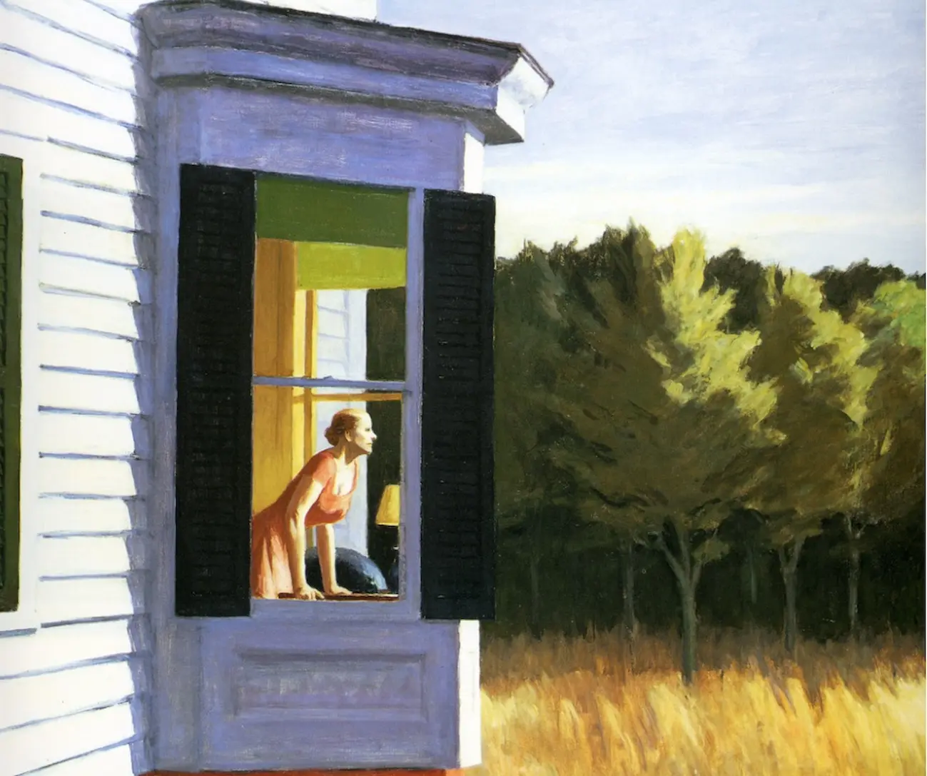 Cape Cod Morning by Edward Hopper - Famous Oil Painting Hand Painted Art Pieces for Sale.