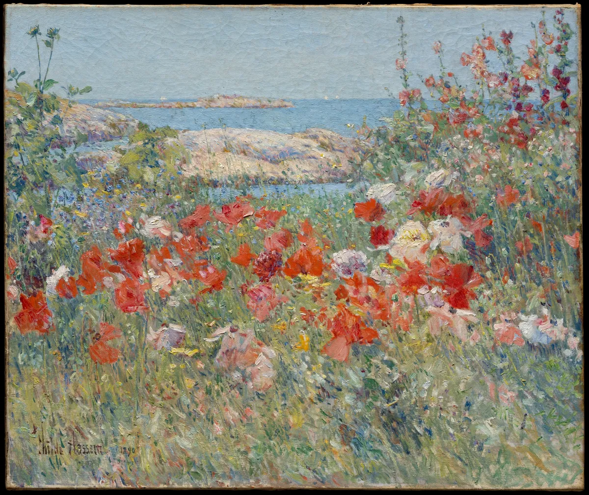 Celia Thaxter's Garden, Isles of Shoals, Maine by Frederick Childe Hassam