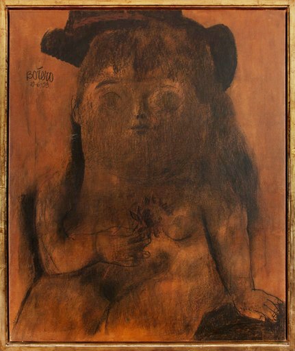 Mona Lisa Monalisa by Fernado Botero - Famous Oil Painting Hand Painted Art Pieces for Sale.