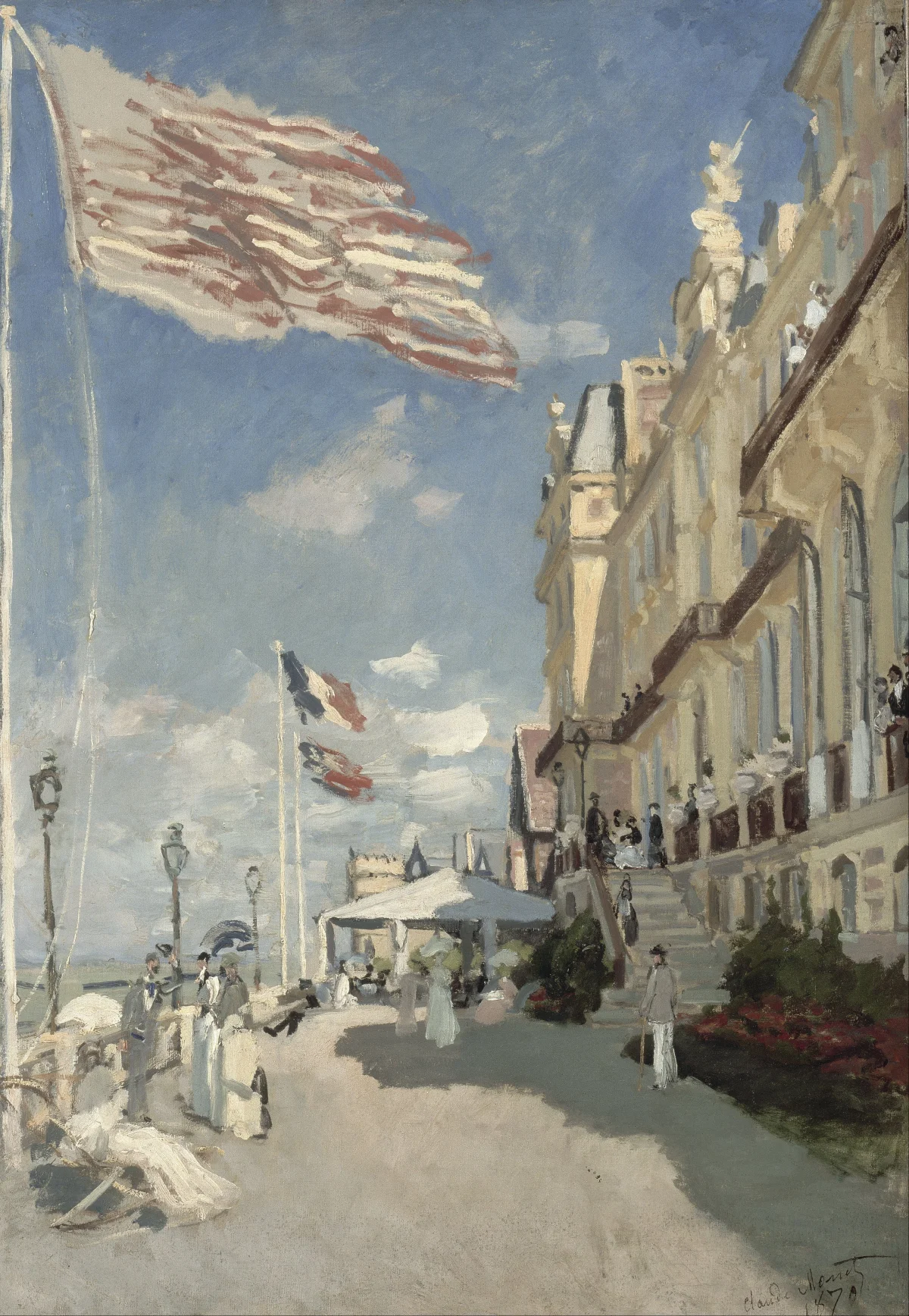 Hôtel des Roches Noires by Claude Monet