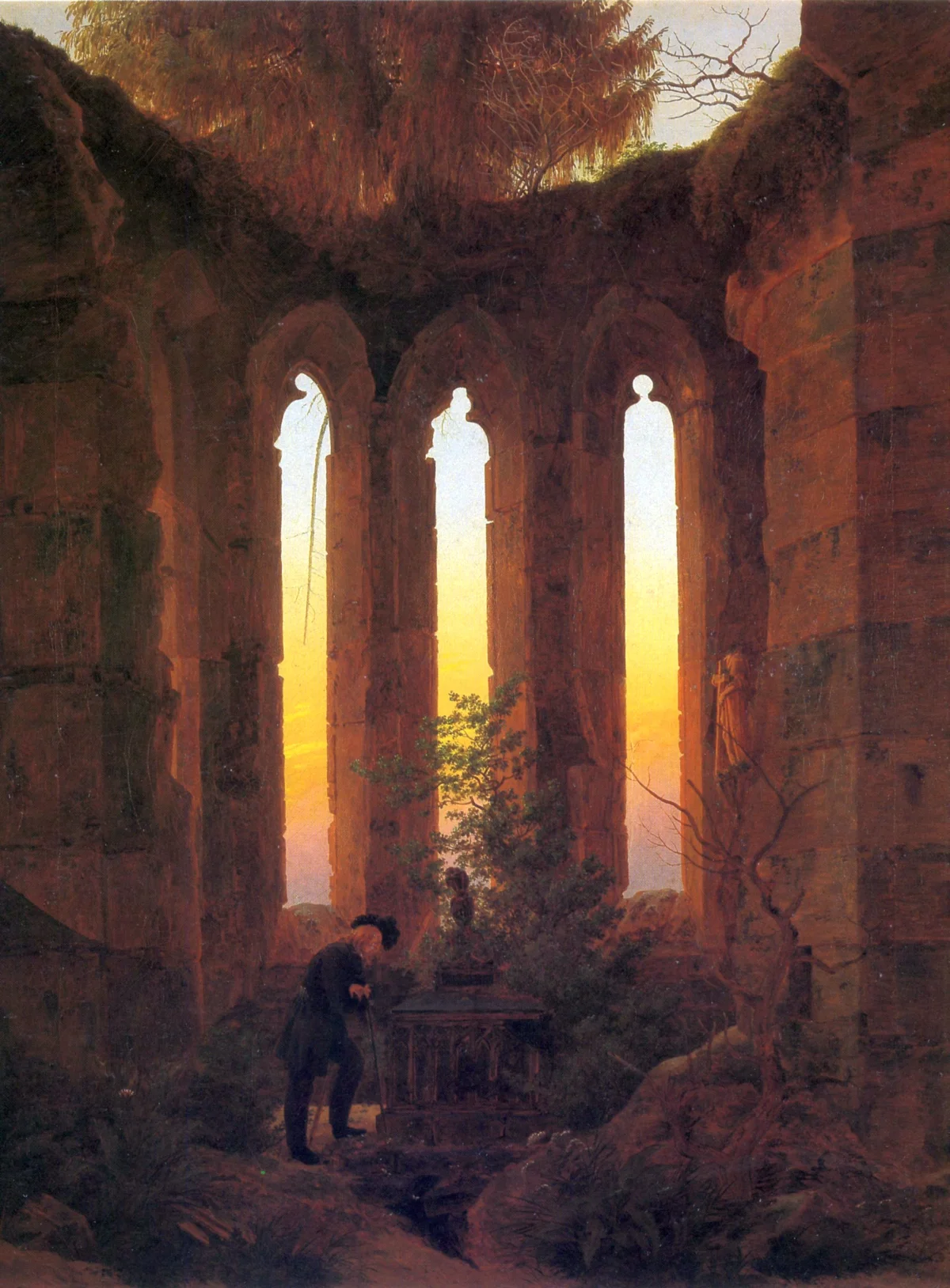 Hutten's Grave by Caspar David Friedrich