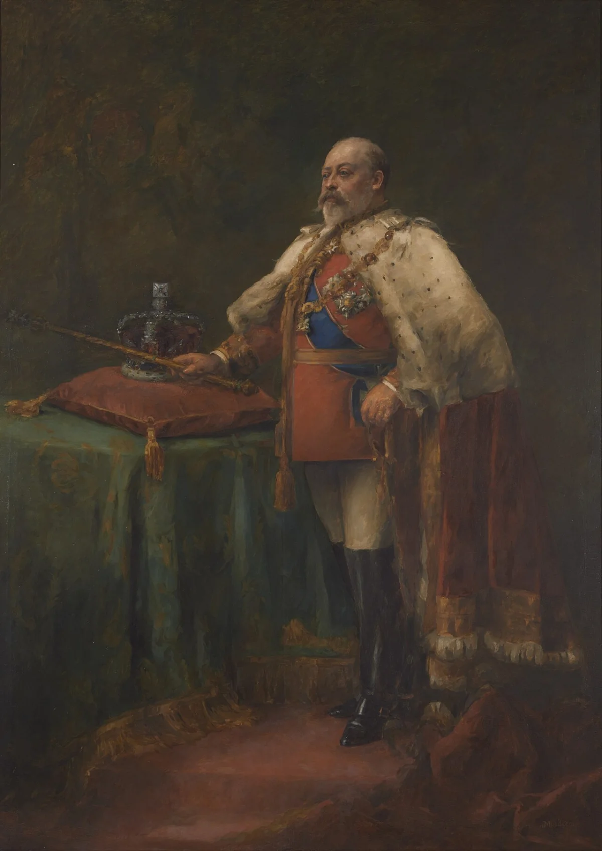King Edward Vii , Reigned 10  by Samuel Luke Fildes