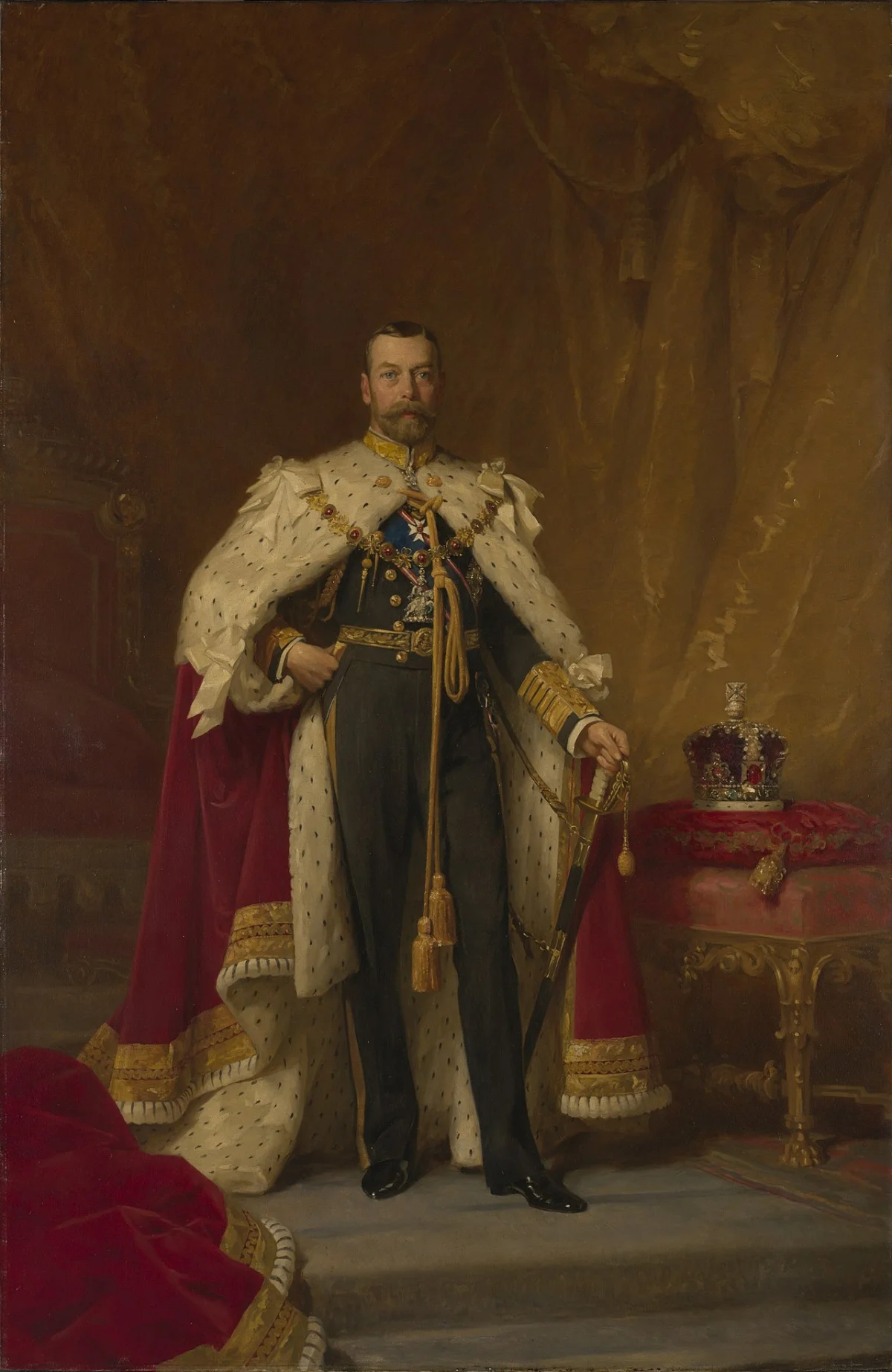 King George V (1865-1936) by Samuel Luke Fildes