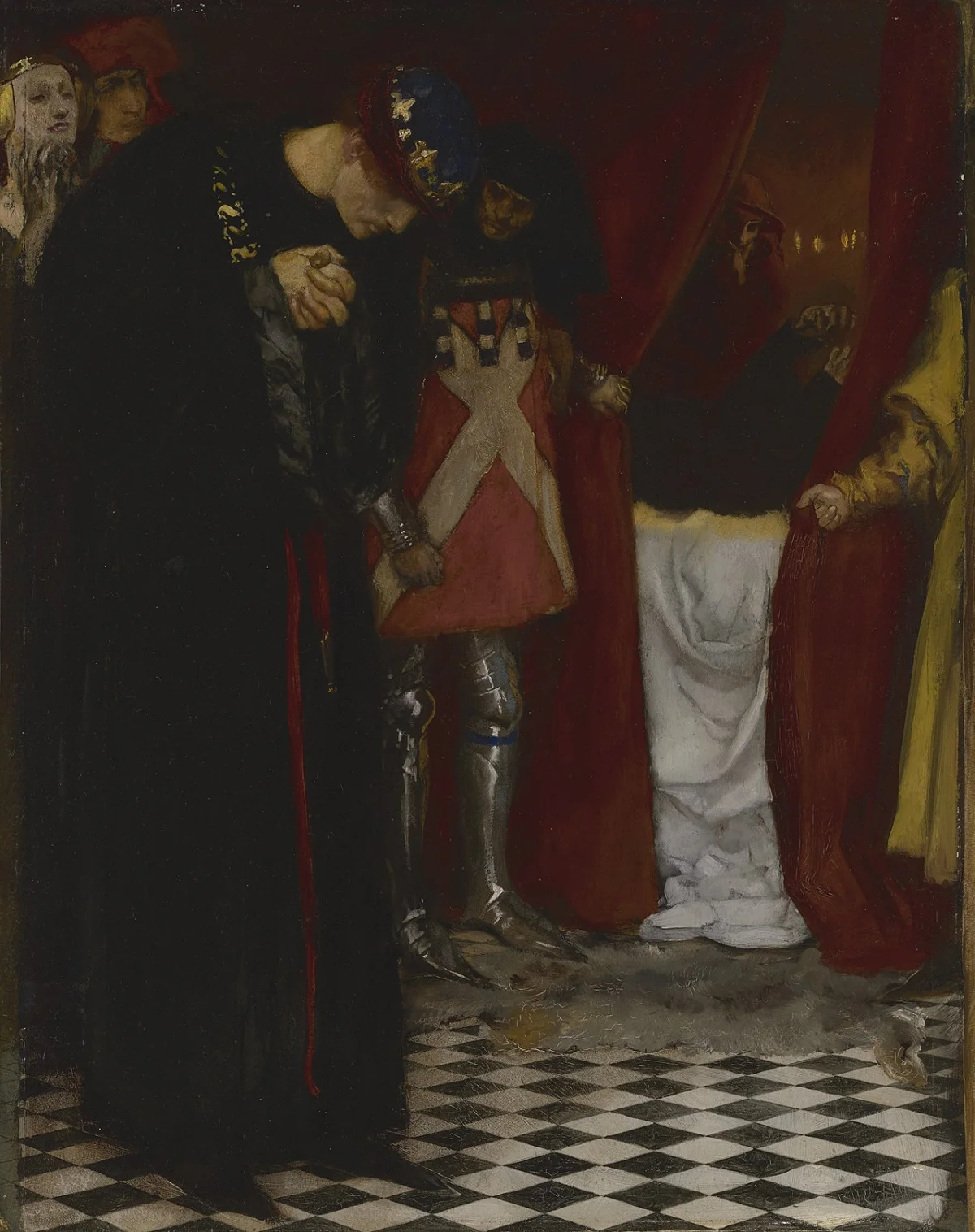 King Henry VI, Part II:  “Come hither, gracious sovereign, view this body.” by Edwin Austin Abbey