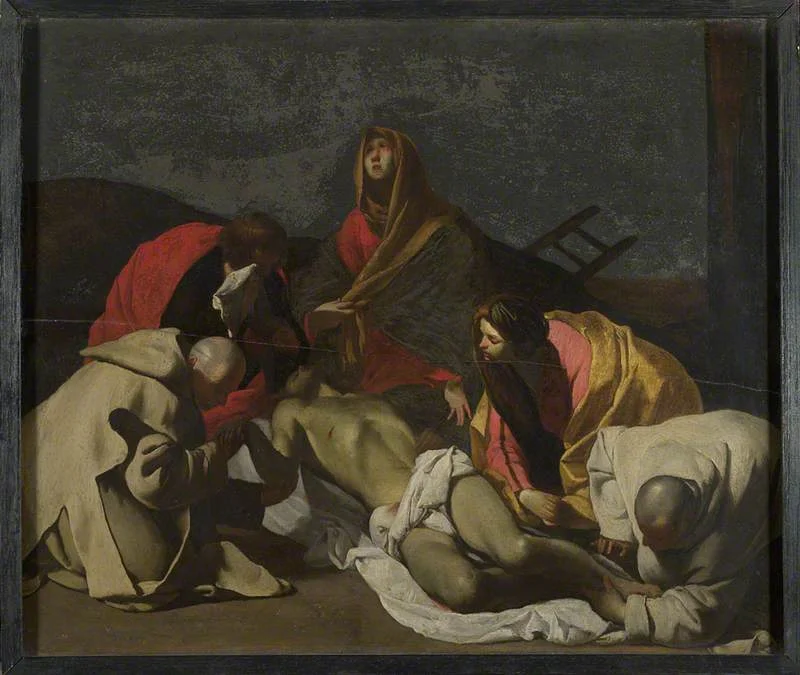 Mourning over Christ by Jacopo Bellini