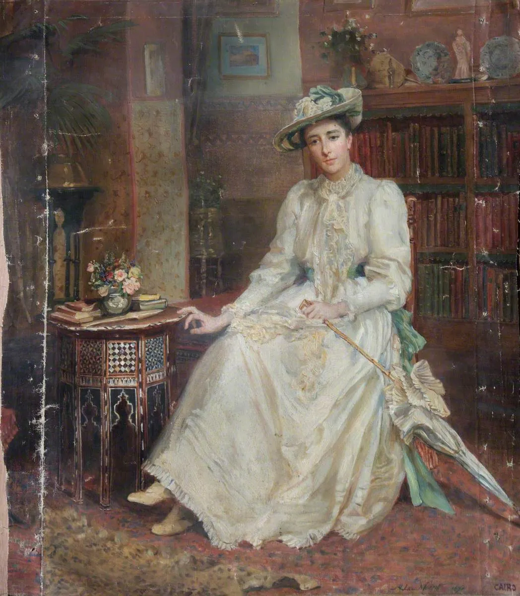 Mrs I. Holman Hunt by Anna Lea Merritt