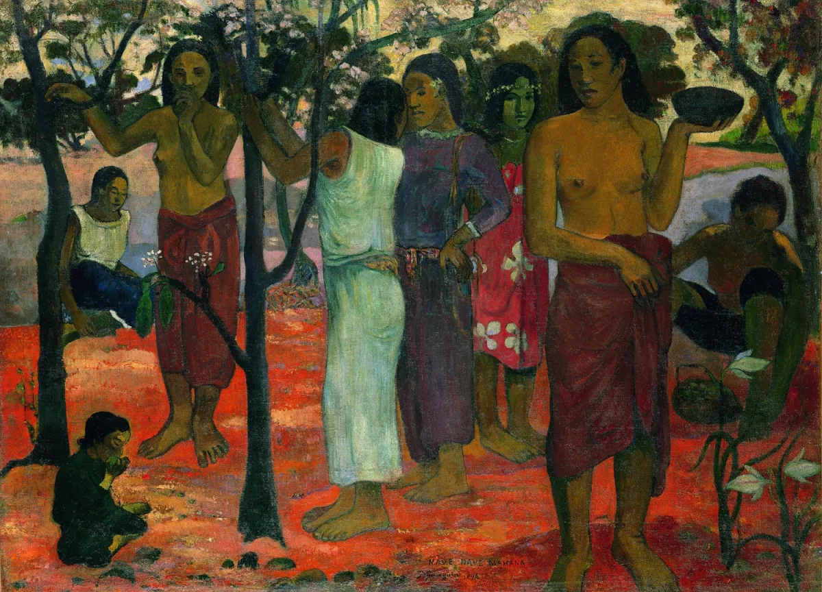 Nave Nave Mahana by Paul Gauguin