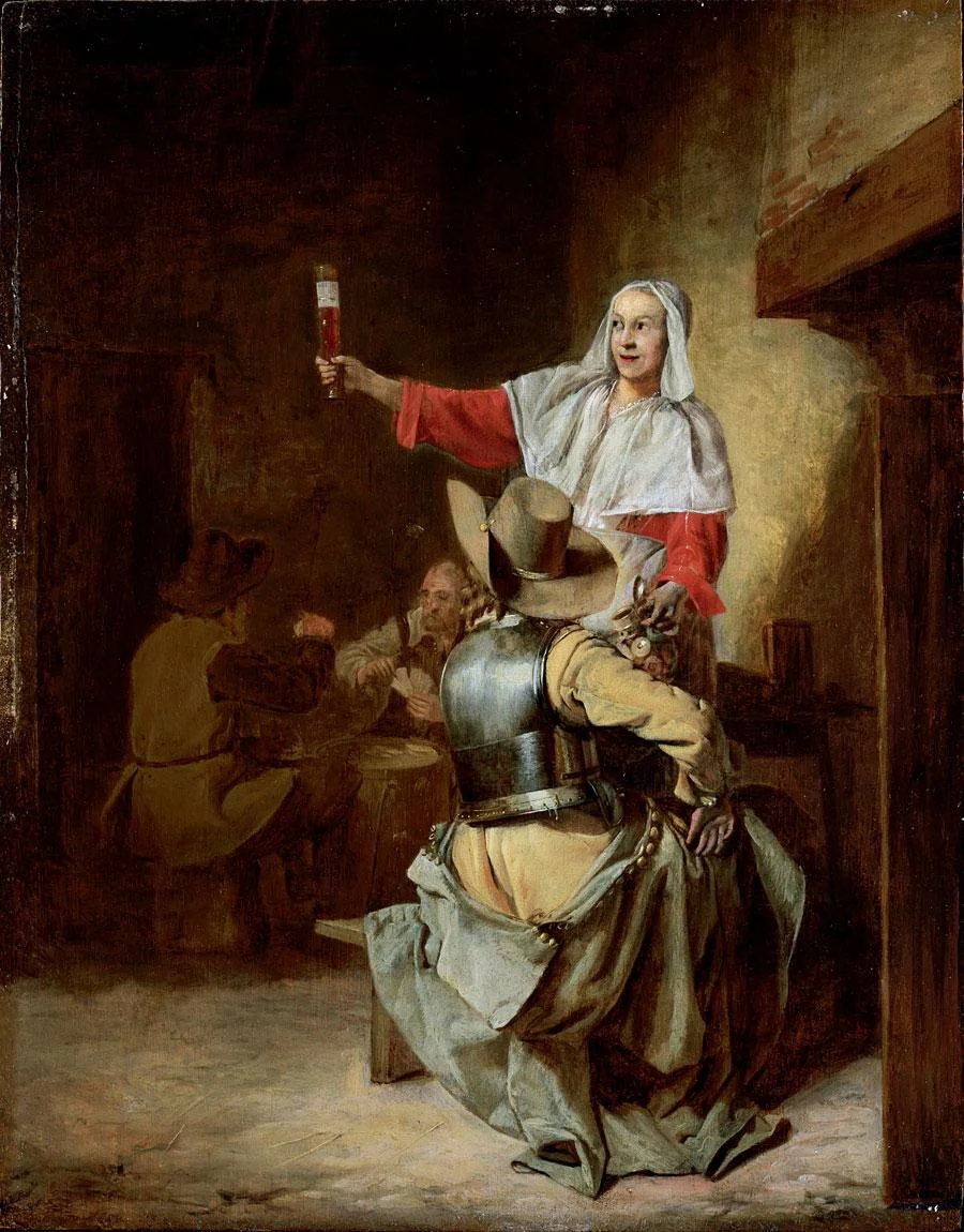 Old Woman Seen from Behind by Vincent Van Gogh