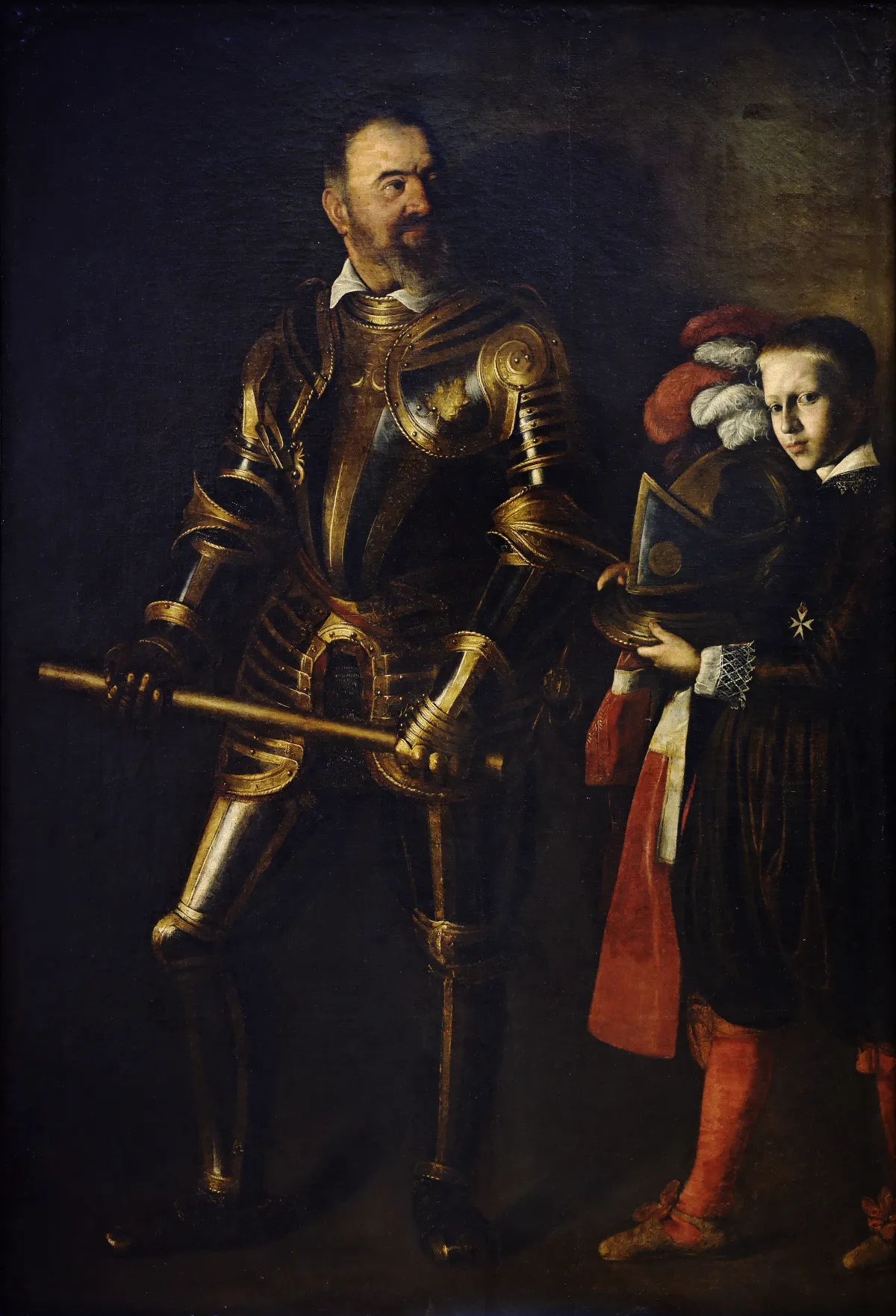Portrait of Alof de Wignacourt and his Page by Caravaggio