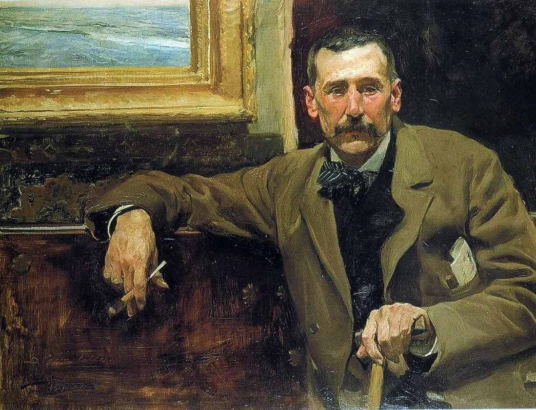 Portrait of Benito Perez Galdos by Joaquín Sorolla y Bastida