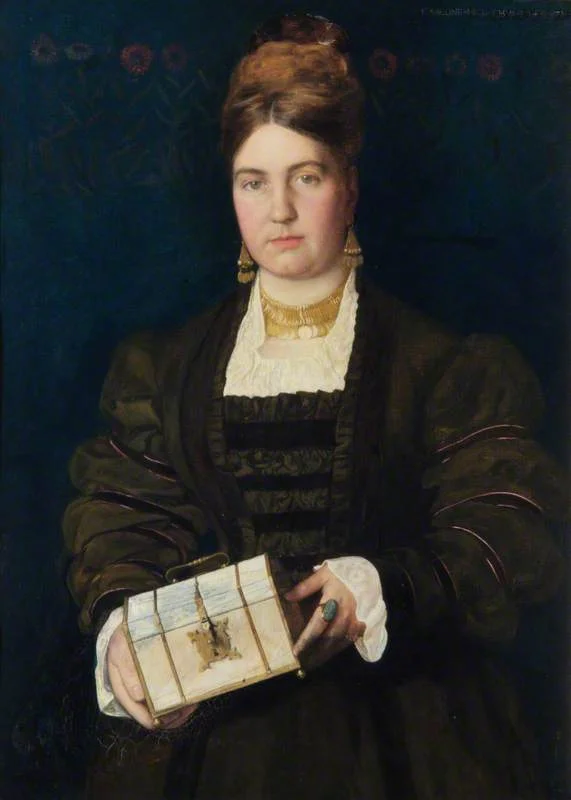 Portrait of Caroline Hill by Edward Robert Hughes R.W.S.