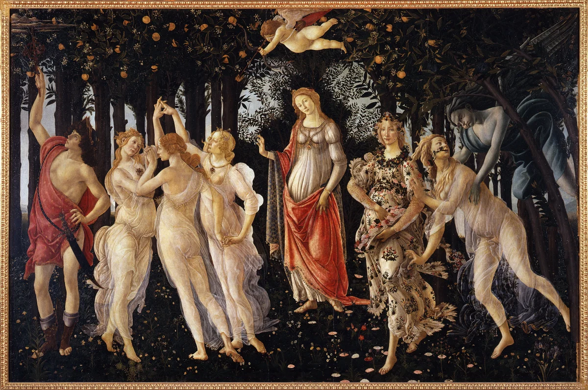 Primavera by Alessandro Filipepi (Sandro Botticelli)