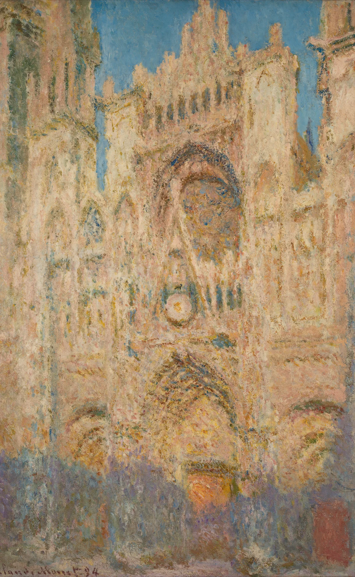 Rouen Cathedral, End of the Day by Claude Monet