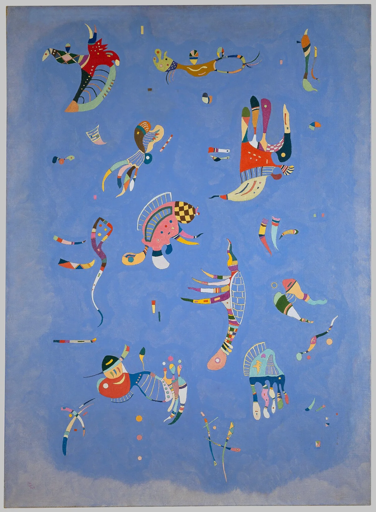 Sky Blue by Wassily Kandinsky