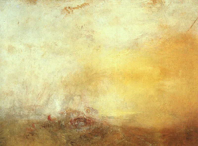 Sunrise with Sea Monsters by Joseph Mallord William Turner