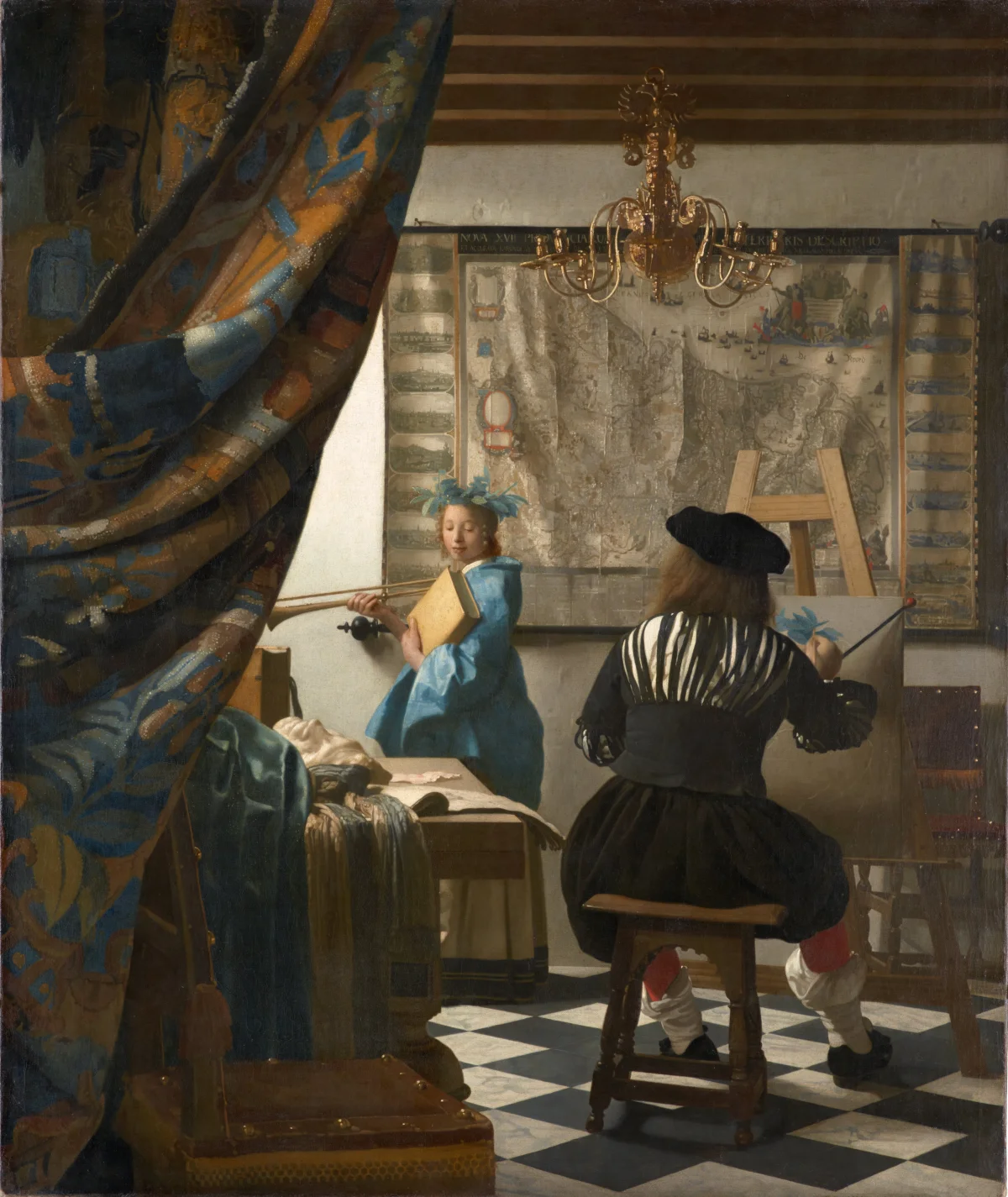 The Art of Painting by Jan Vermeer Van Delft