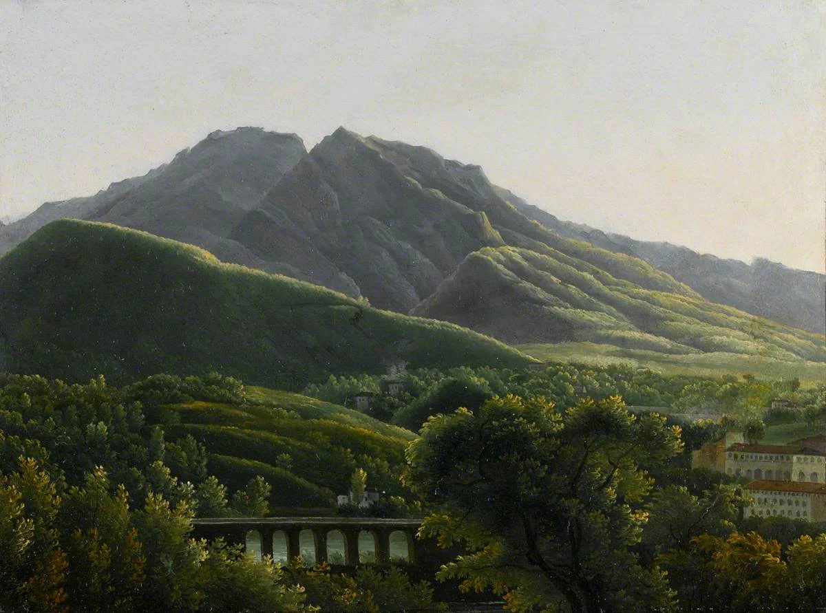 The Bridge at La Cava, Kingdom of Naples by Jean-Joseph-Xavier Bidauld