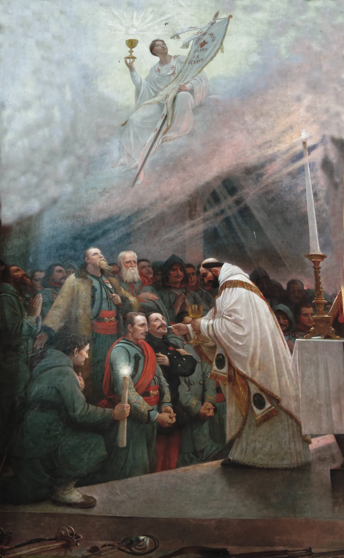 The Communion of Zouaves by Lionel Noel Royer