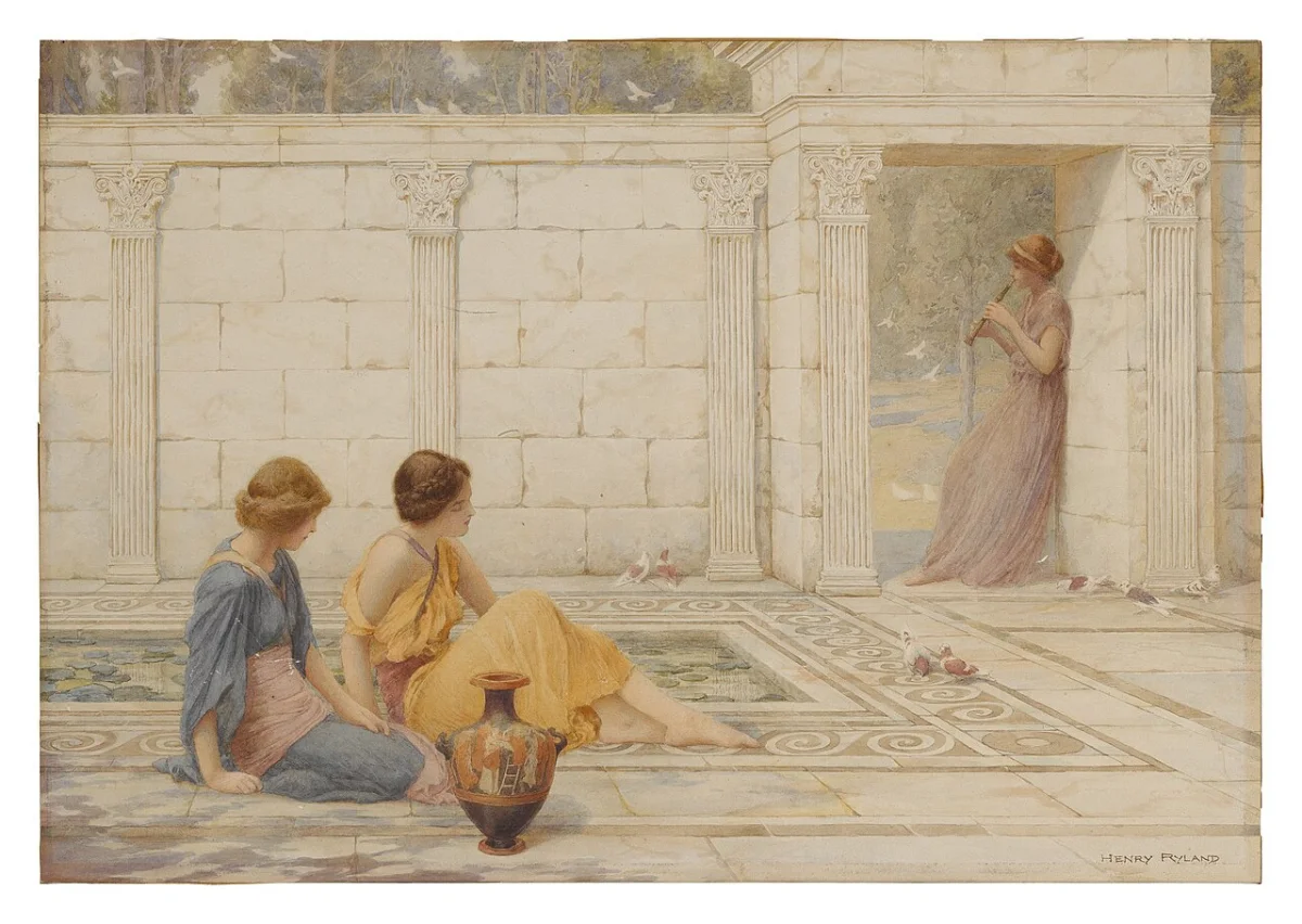 The Melody by John William Godward