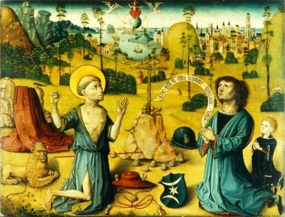 The Penance of St Jerome by Piero della Francesca