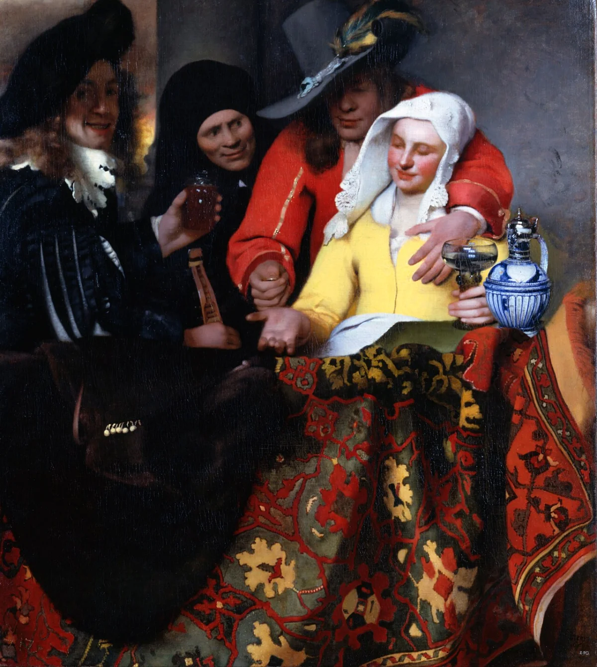 The Procuress by Jan Vermeer Van Delft