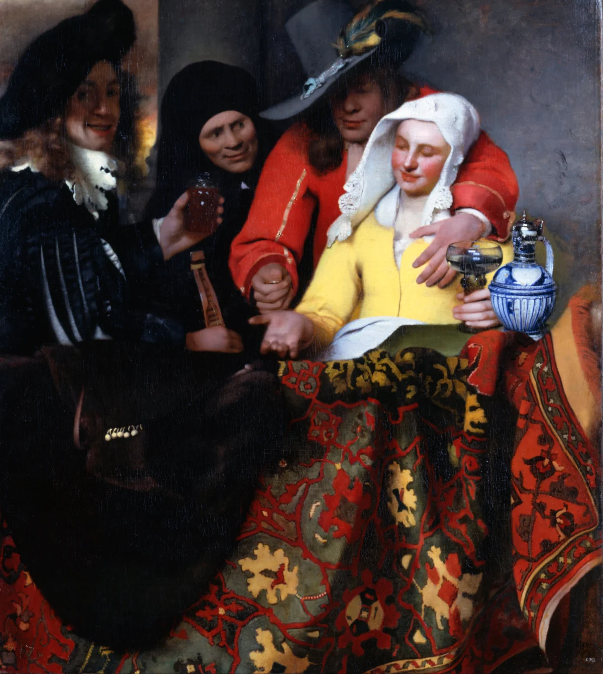 The Procuress by Jan Vermeer Van Delft