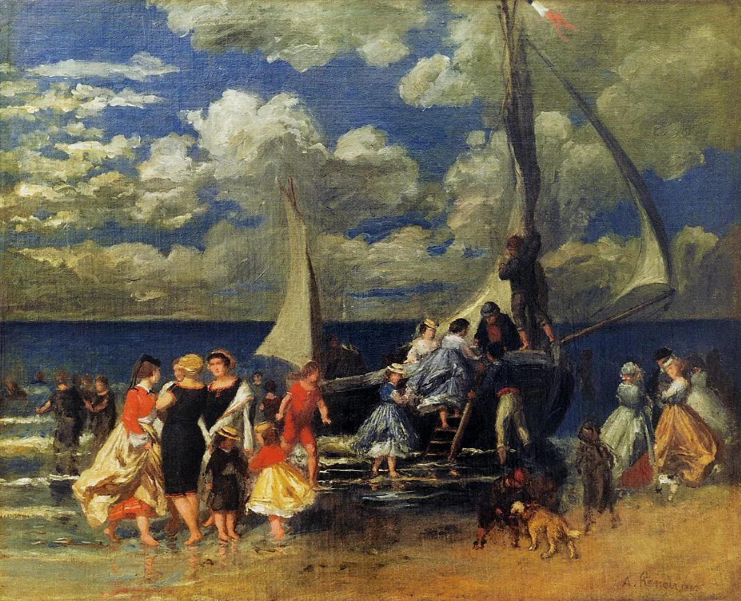 The Return of the Boating Party by Pierre Auguste Renoir