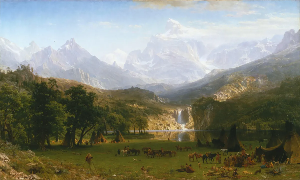 The Rocky Mountains by Albert Bierstadt