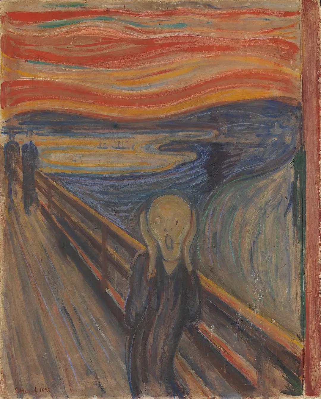 The Scream by Edvard Munch - Famous Oil Painting Hand Painted Art Pieces for Sale.