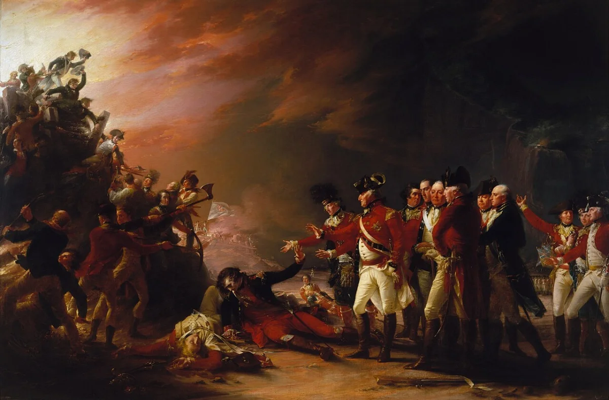 The Sortie Made by the Garrison of Gibraltar, 1789 by John Trumbull