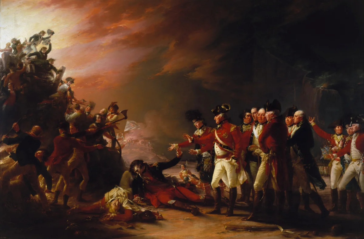 The Sortie Made by the Garrison of Gibraltar, 1789 by John Trumbull
