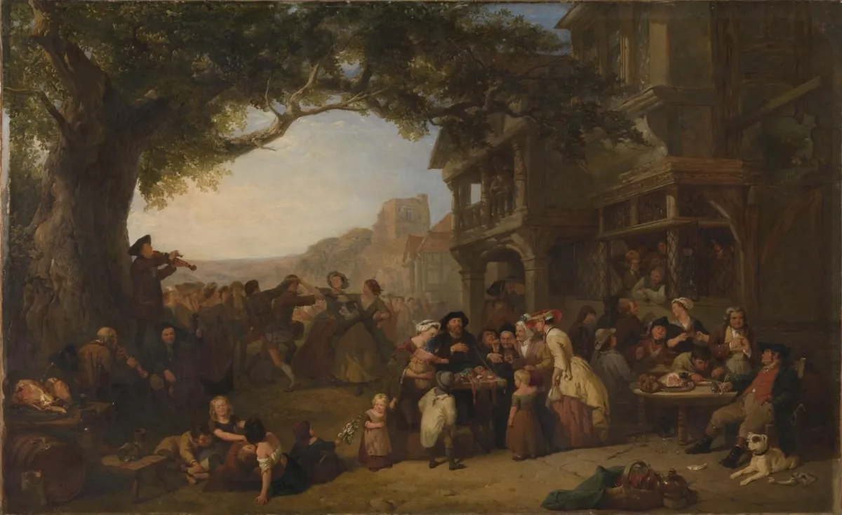 The Village Holiday by Frederick Goodall
