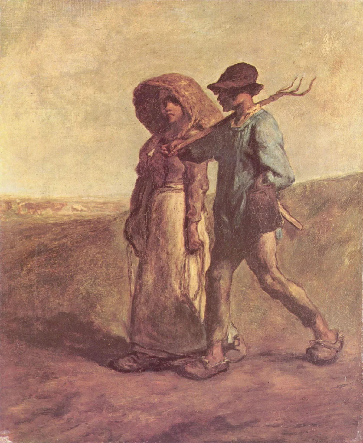 The Walk to Work by Jean-Francois Millet