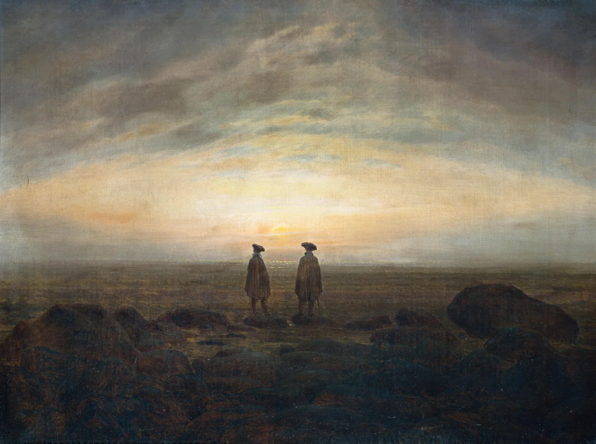 Two Men by the Sea by Caspar David Friedrich