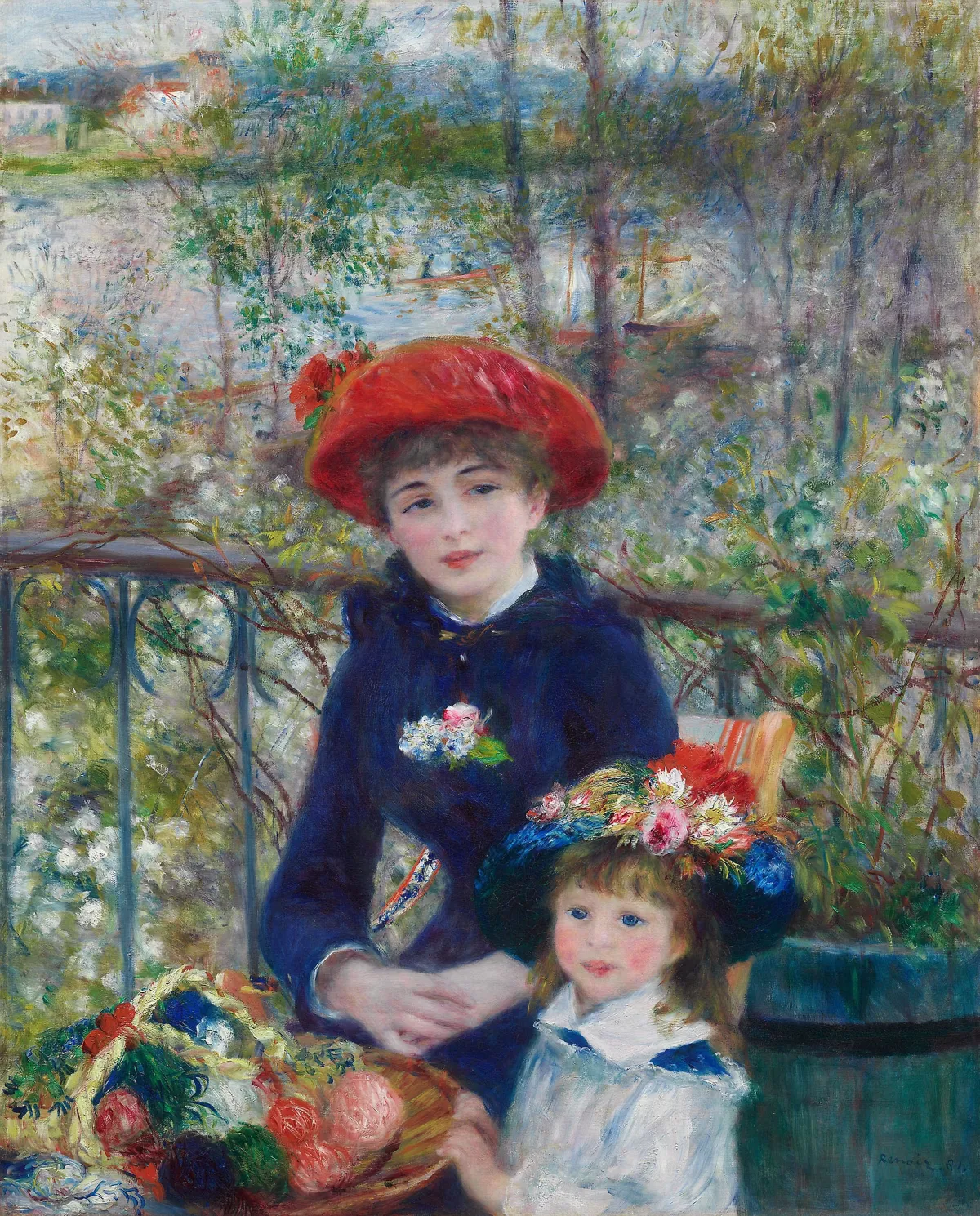 Two Sisters by Pierre Auguste Renoir