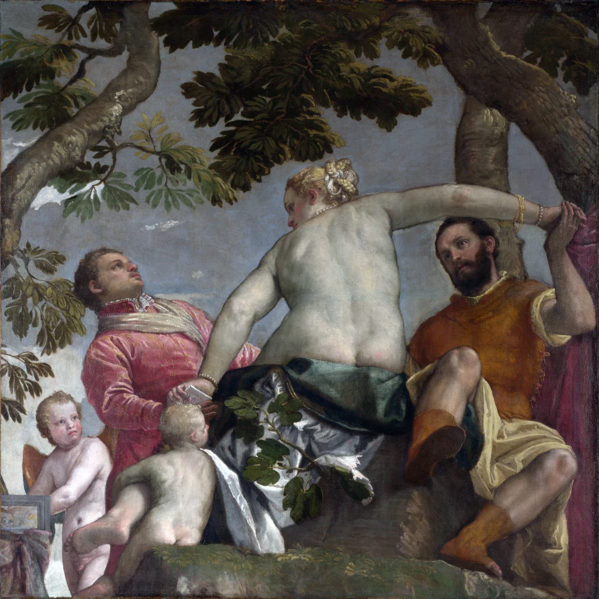 Unfaithfulness by Paolo Veronese - Famous Oil Painting Hand Painted Art Pieces for Sale.