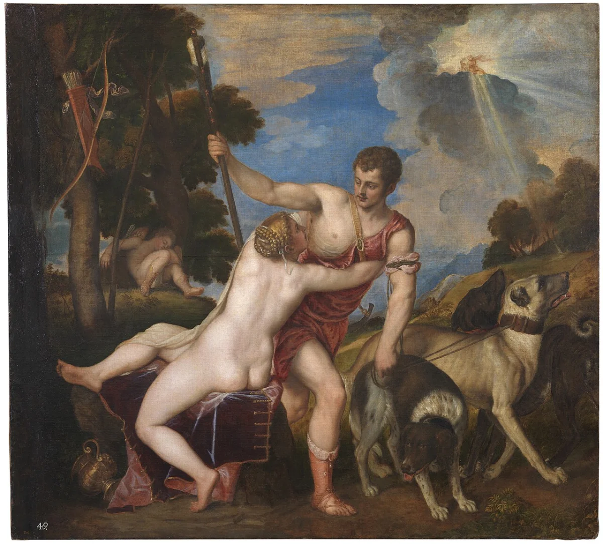 Venus and Adonis by Paolo Veronese