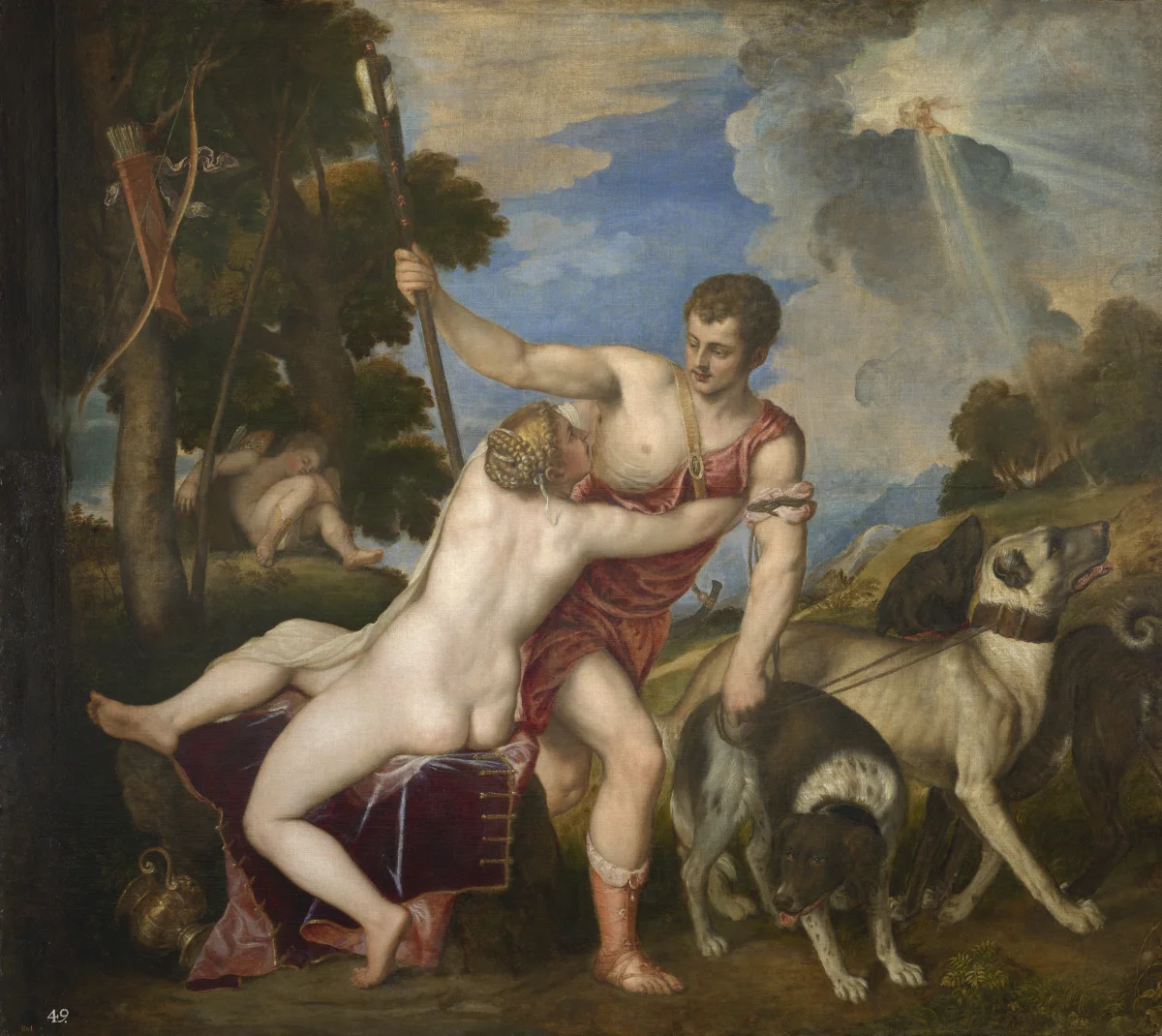 Venus and Adonis by Paolo Veronese