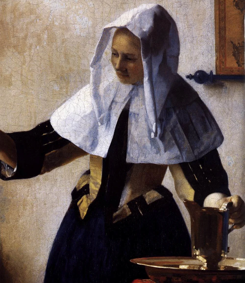 Woman with a Water Jug by Jan Vermeer Van Delft