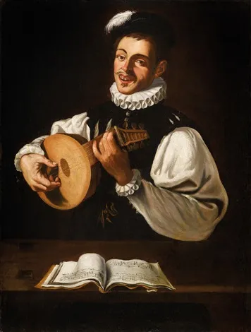 A lute player by Caravaggio 
