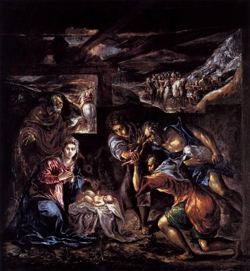 Adoration of the Shepherds by Doménikos Theotokópoulos