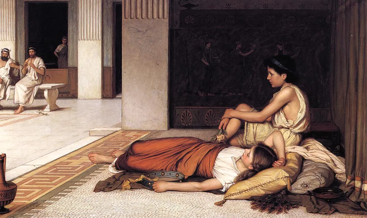 After the Dance by John William Waterhouse