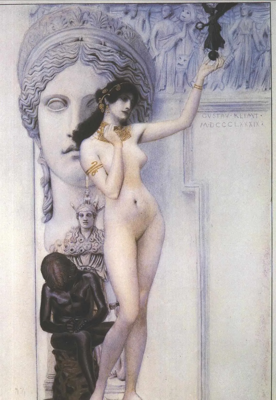 Allegory of Sculpture by Gustav Klimt