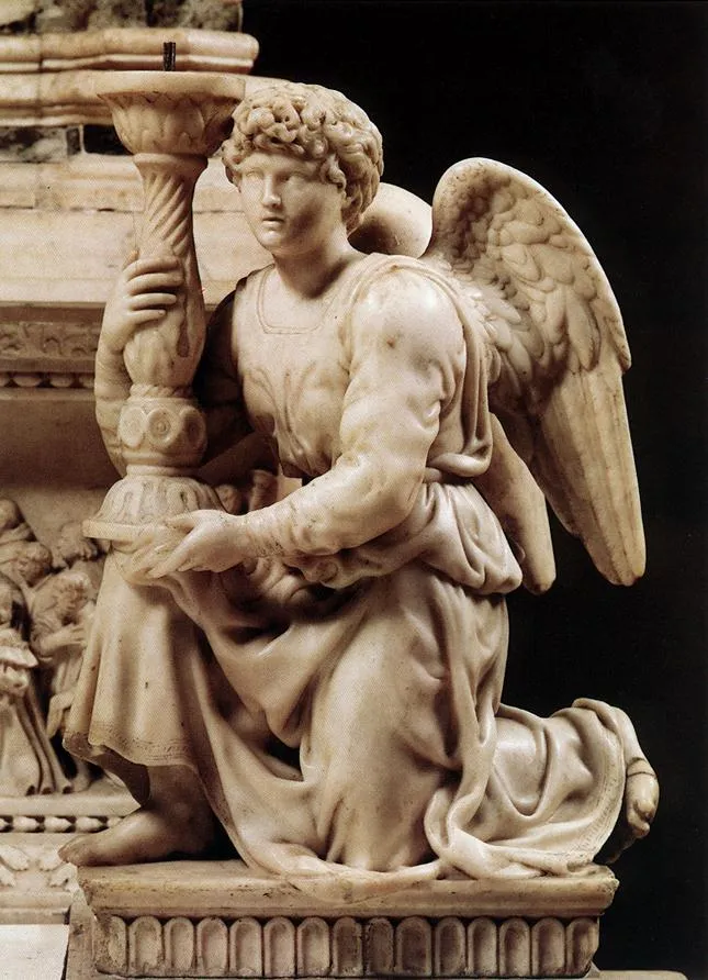 Angel with Candlestick by Michelangelo Buonarroti