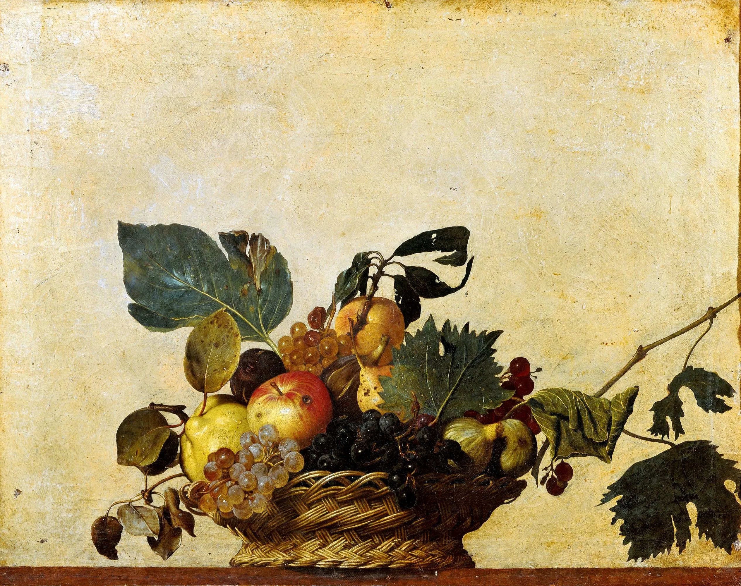 Basket of Fruit by Caravaggio 