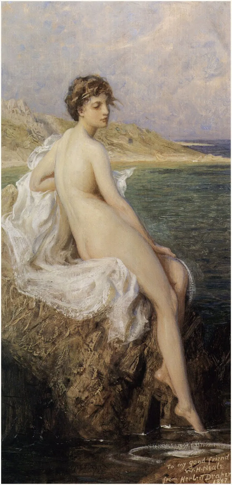 Bather by Herbert James Draper