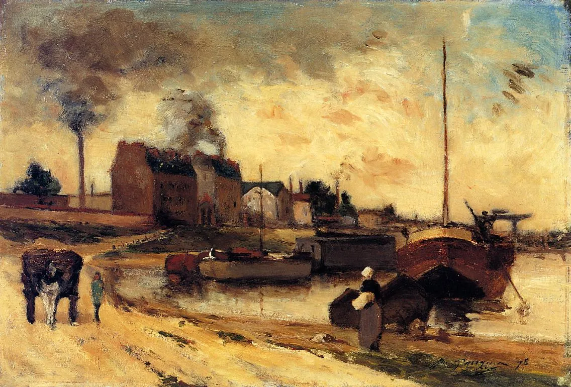 Cail Factories and Quai of Grenelle by Paul Gauguin