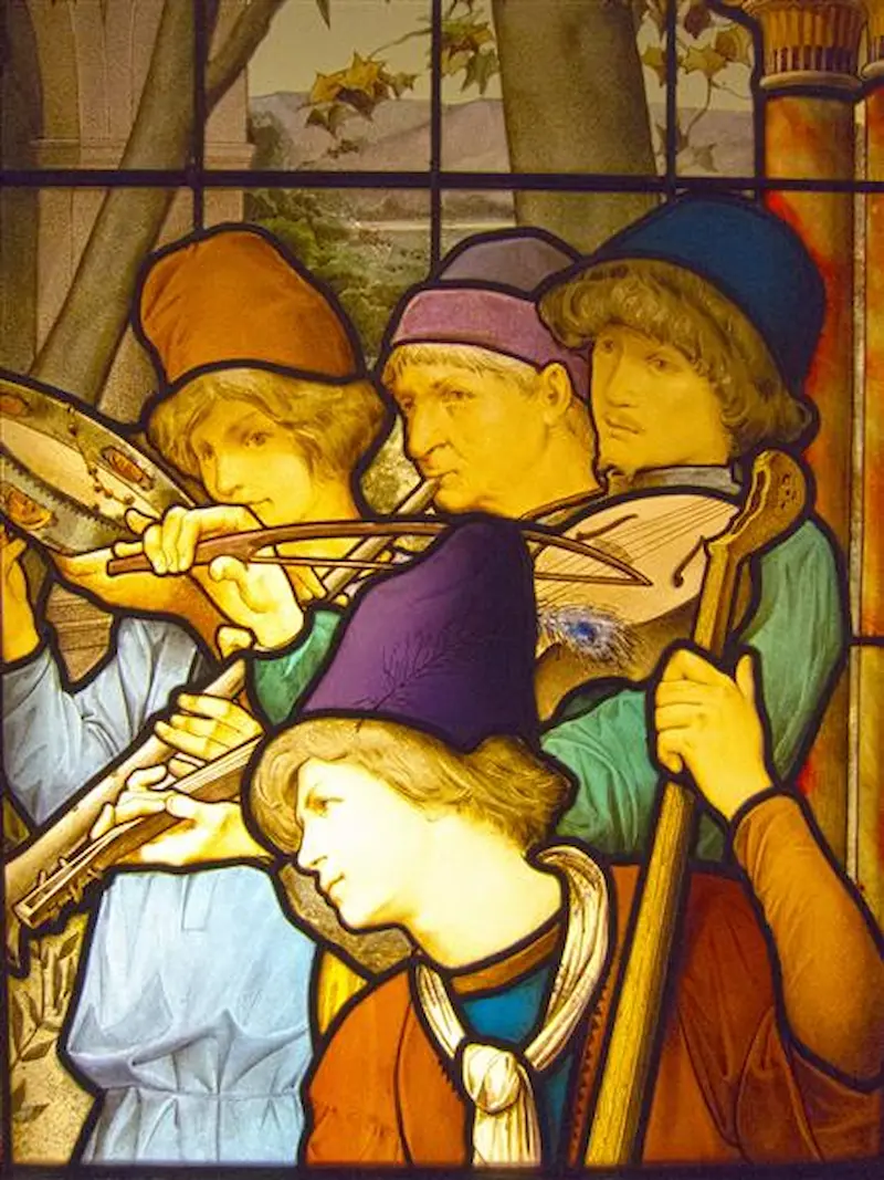 Danse de fiancailles detail by Luc-Olivier Merson